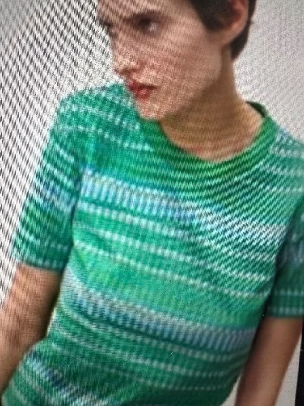 Zara Geometric Mod Top. NWOT.